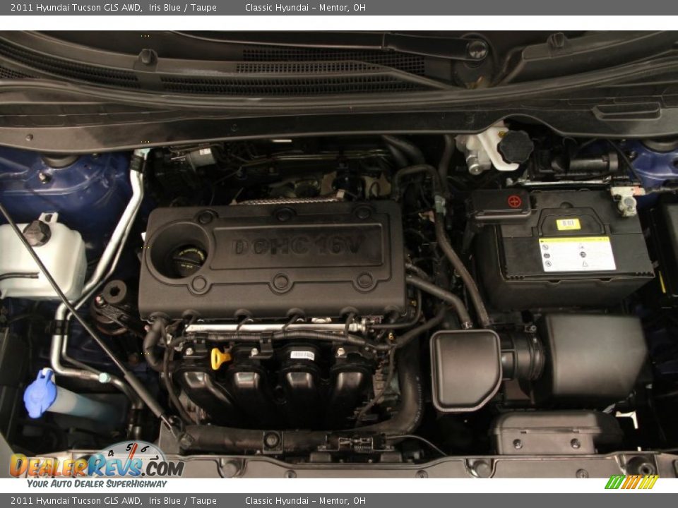 2011 Hyundai Tucson GLS AWD 2.4 Liter DOHC 16-Valve CVVT 4 Cylinder Engine Photo #15