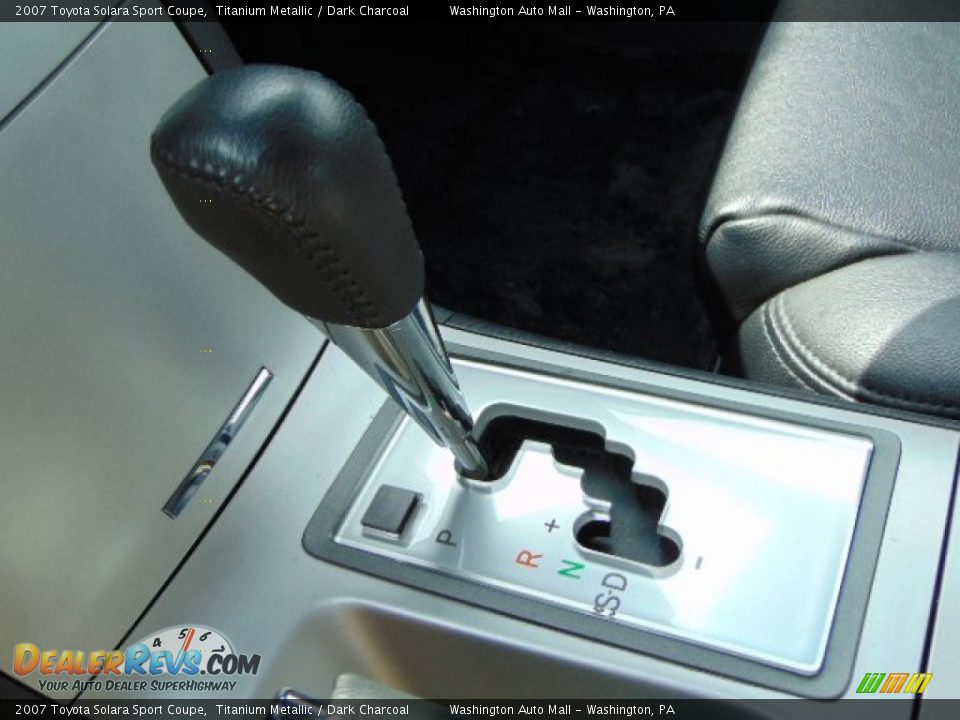 2007 Toyota Solara Sport Coupe Titanium Metallic / Dark Charcoal Photo #14