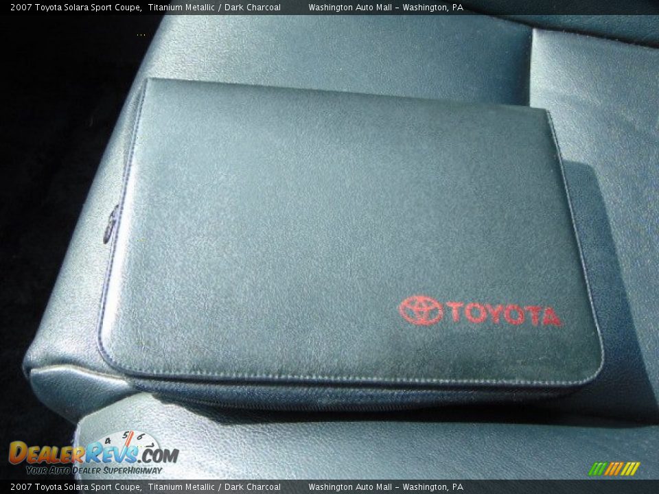 2007 Toyota Solara Sport Coupe Titanium Metallic / Dark Charcoal Photo #17