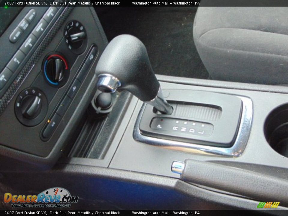 2007 Ford Fusion SE V6 Dark Blue Pearl Metallic / Charcoal Black Photo #11