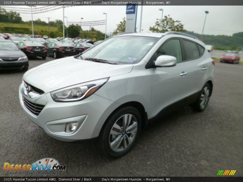 2015 Hyundai Tucson Limited AWD Diamond Silver / Black Photo #3