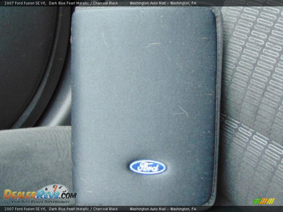 2007 Ford Fusion SE V6 Dark Blue Pearl Metallic / Charcoal Black Photo #17