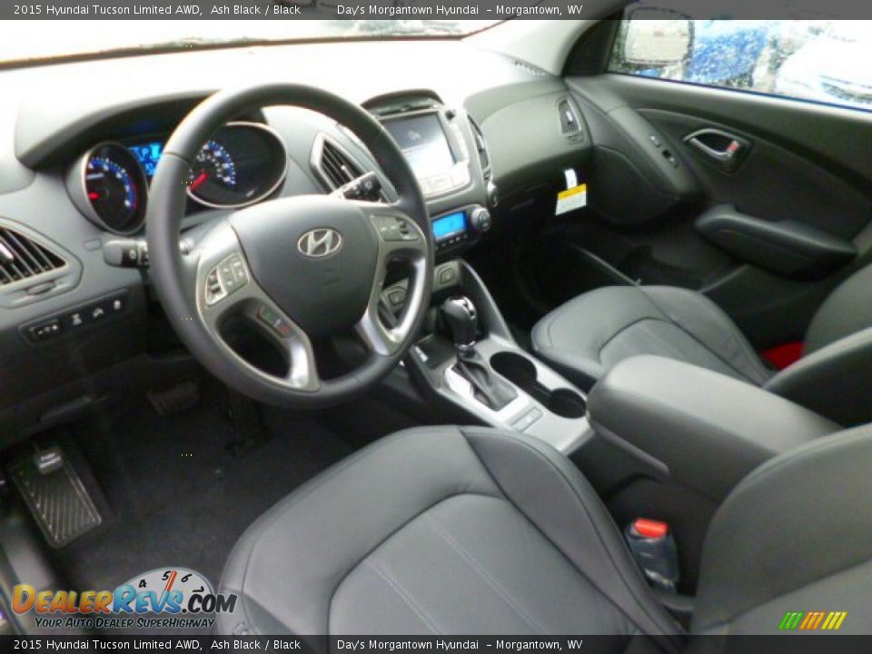2015 Hyundai Tucson Limited AWD Ash Black / Black Photo #16