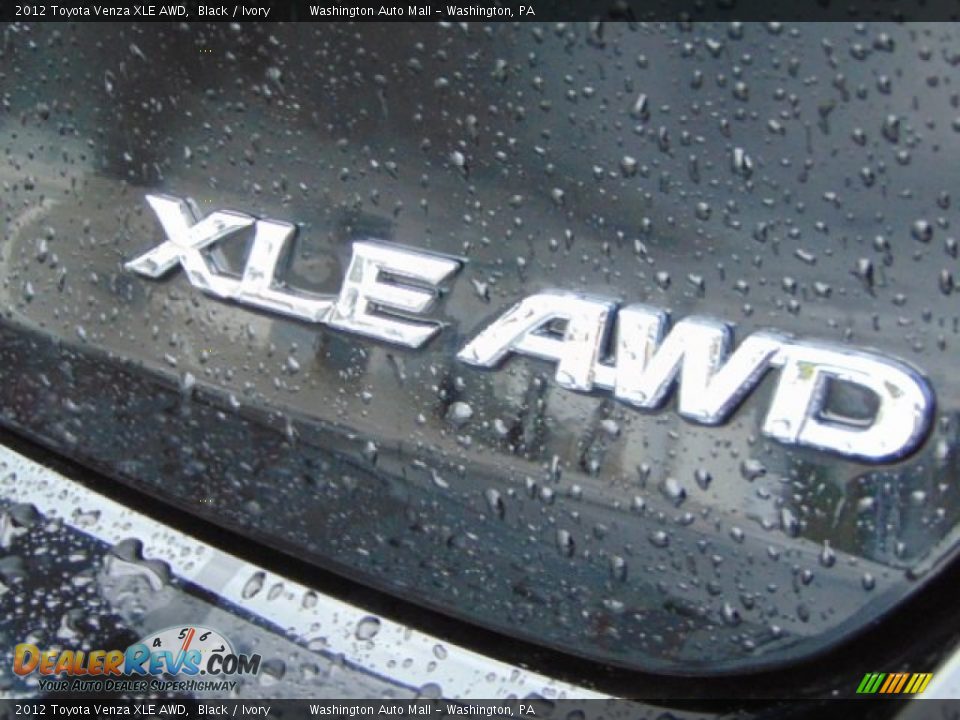 2012 Toyota Venza XLE AWD Black / Ivory Photo #9