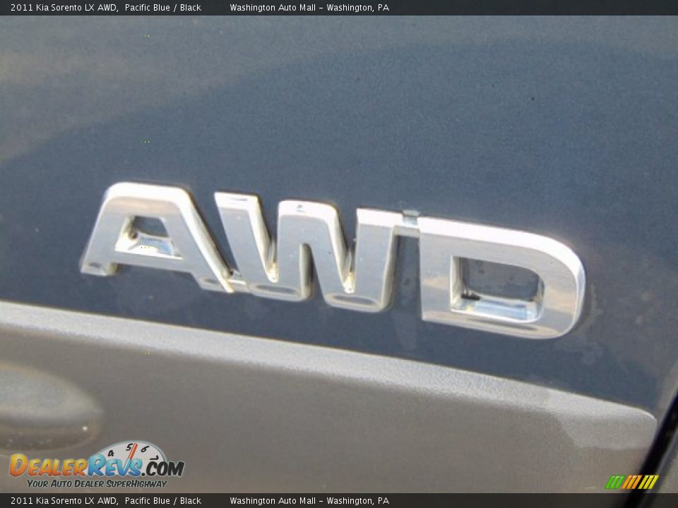 2011 Kia Sorento LX AWD Pacific Blue / Black Photo #3