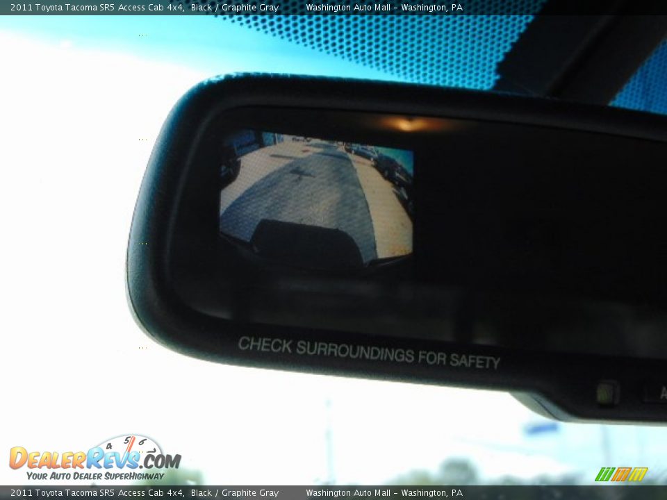 2011 Toyota Tacoma SR5 Access Cab 4x4 Black / Graphite Gray Photo #17