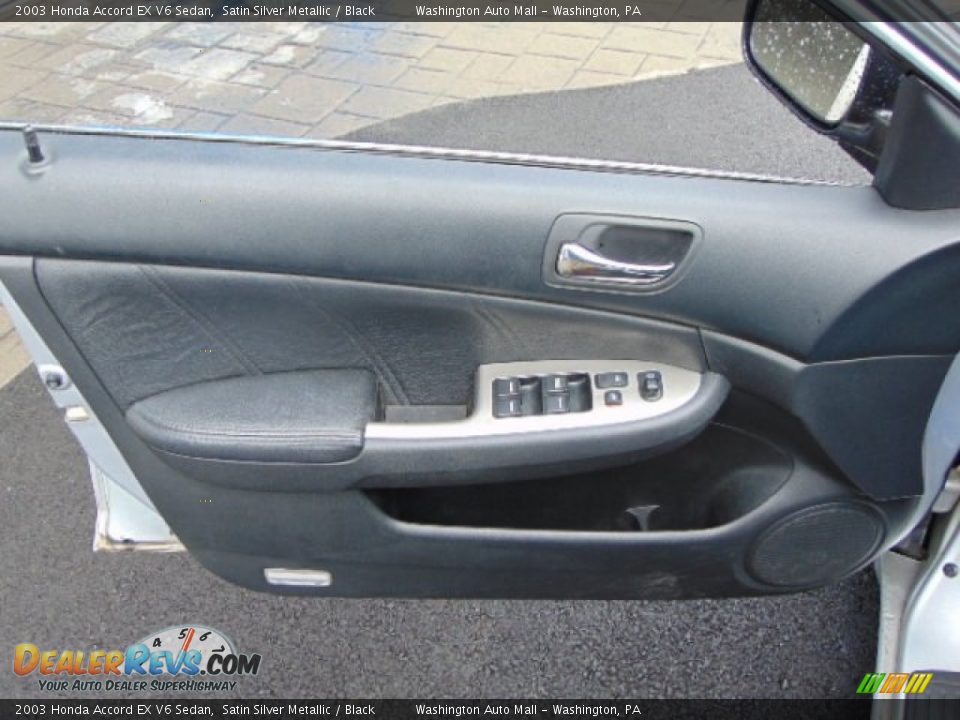 2003 Honda Accord EX V6 Sedan Satin Silver Metallic / Black Photo #10
