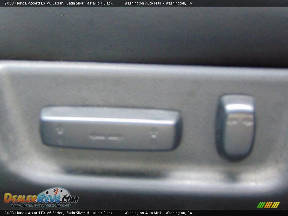 2003 Honda Accord EX V6 Sedan Satin Silver Metallic / Black Photo #13