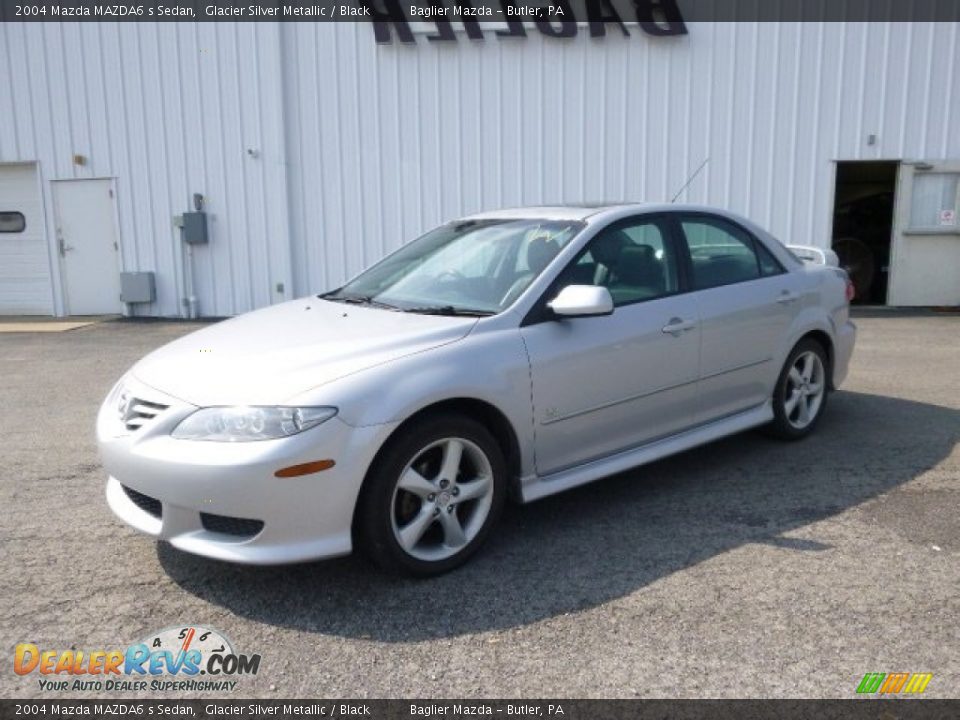 2004 Mazda MAZDA6 s Sedan Glacier Silver Metallic / Black Photo #1