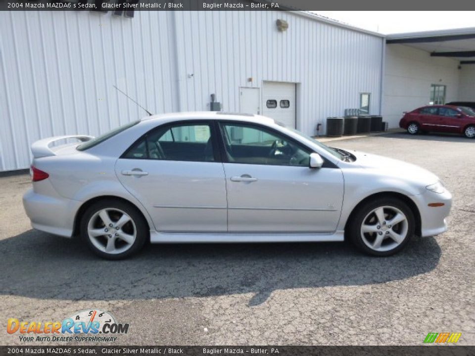 2004 Mazda MAZDA6 s Sedan Glacier Silver Metallic / Black Photo #2
