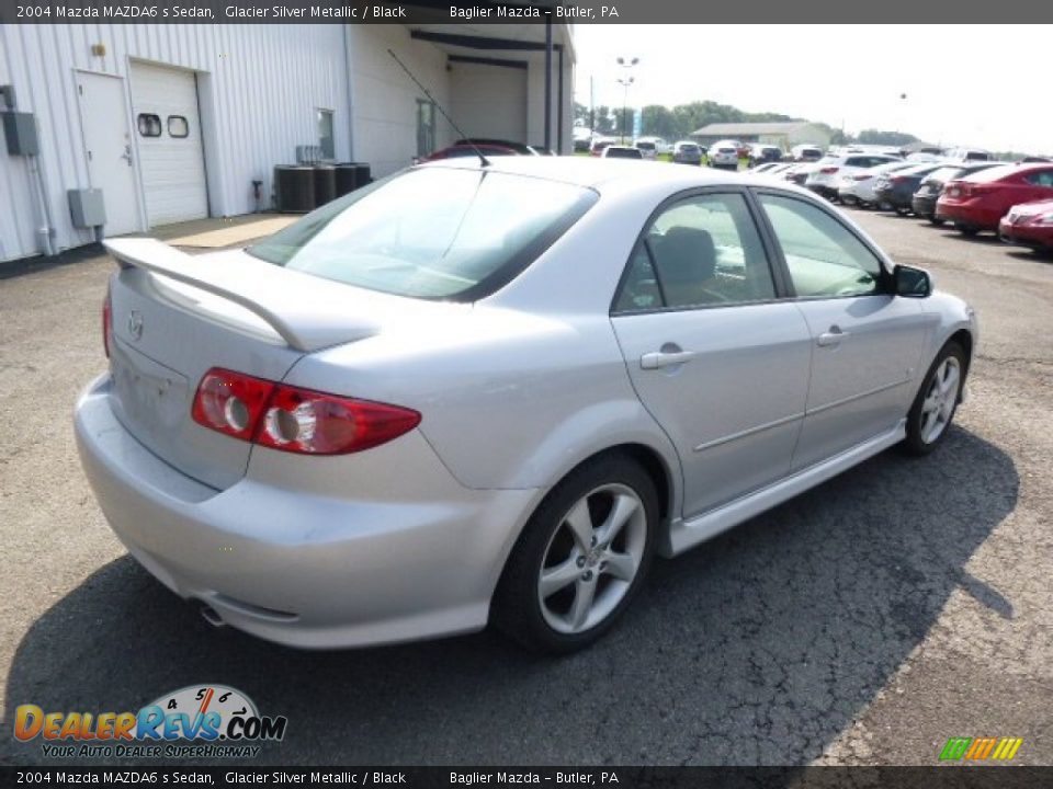 2004 Mazda MAZDA6 s Sedan Glacier Silver Metallic / Black Photo #3