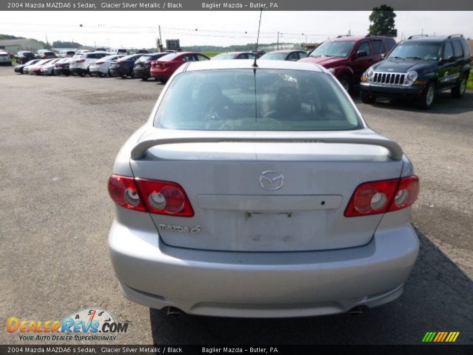 2004 Mazda MAZDA6 s Sedan Glacier Silver Metallic / Black Photo #4