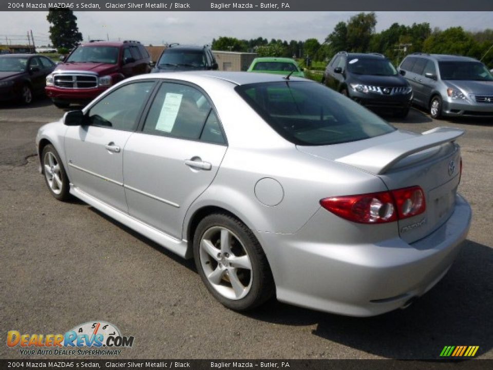 2004 Mazda MAZDA6 s Sedan Glacier Silver Metallic / Black Photo #5