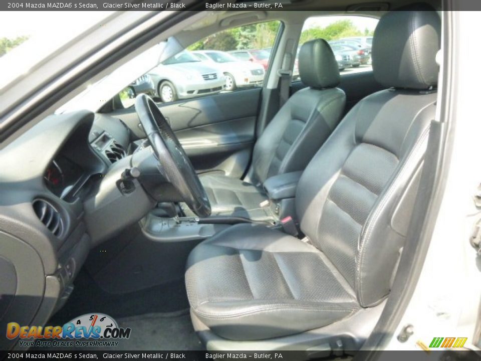 2004 Mazda MAZDA6 s Sedan Glacier Silver Metallic / Black Photo #8