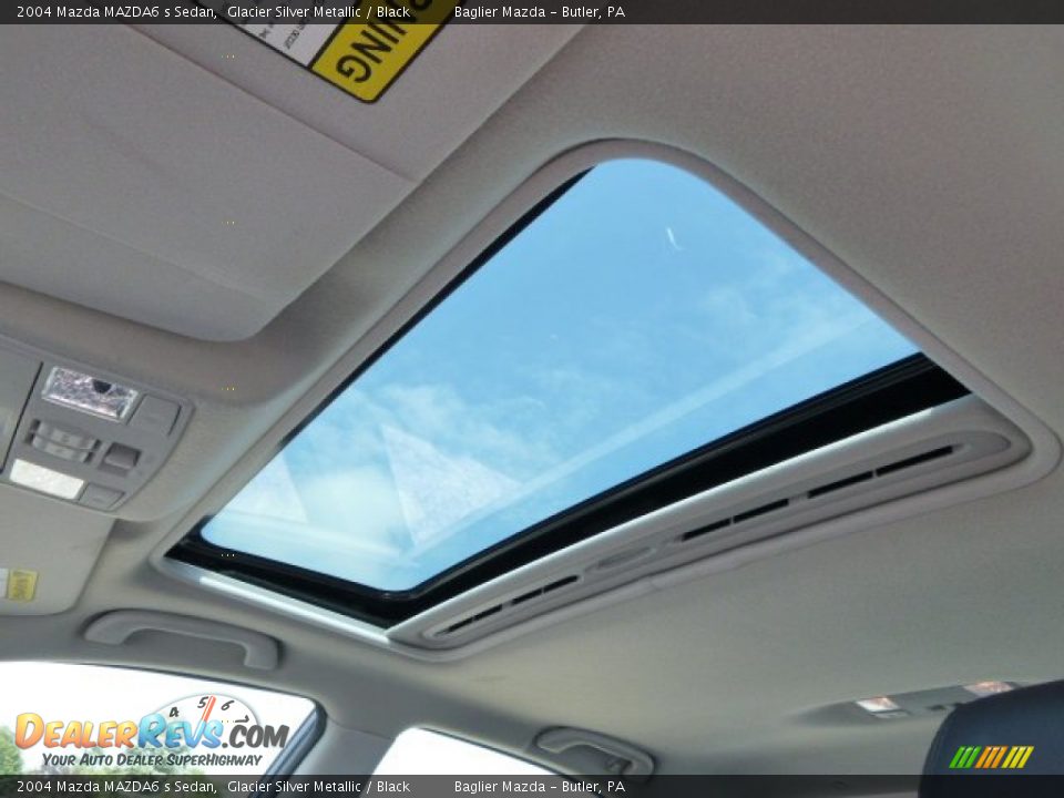 2004 Mazda MAZDA6 s Sedan Glacier Silver Metallic / Black Photo #10