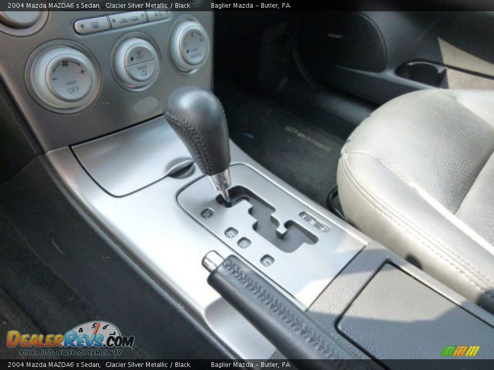 2004 Mazda MAZDA6 s Sedan Glacier Silver Metallic / Black Photo #12