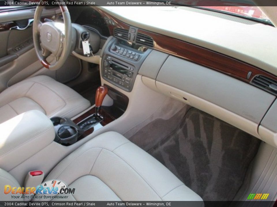 2004 Cadillac DeVille DTS Crimson Red Pearl / Shale Photo #15