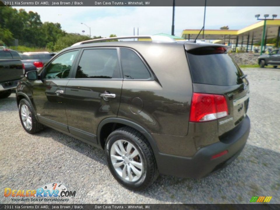 2011 Kia Sorento EX AWD Java Brown / Black Photo #4