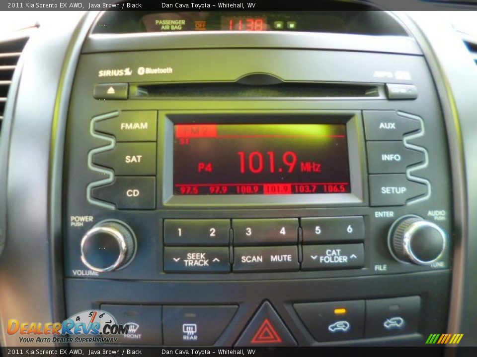 2011 Kia Sorento EX AWD Java Brown / Black Photo #14