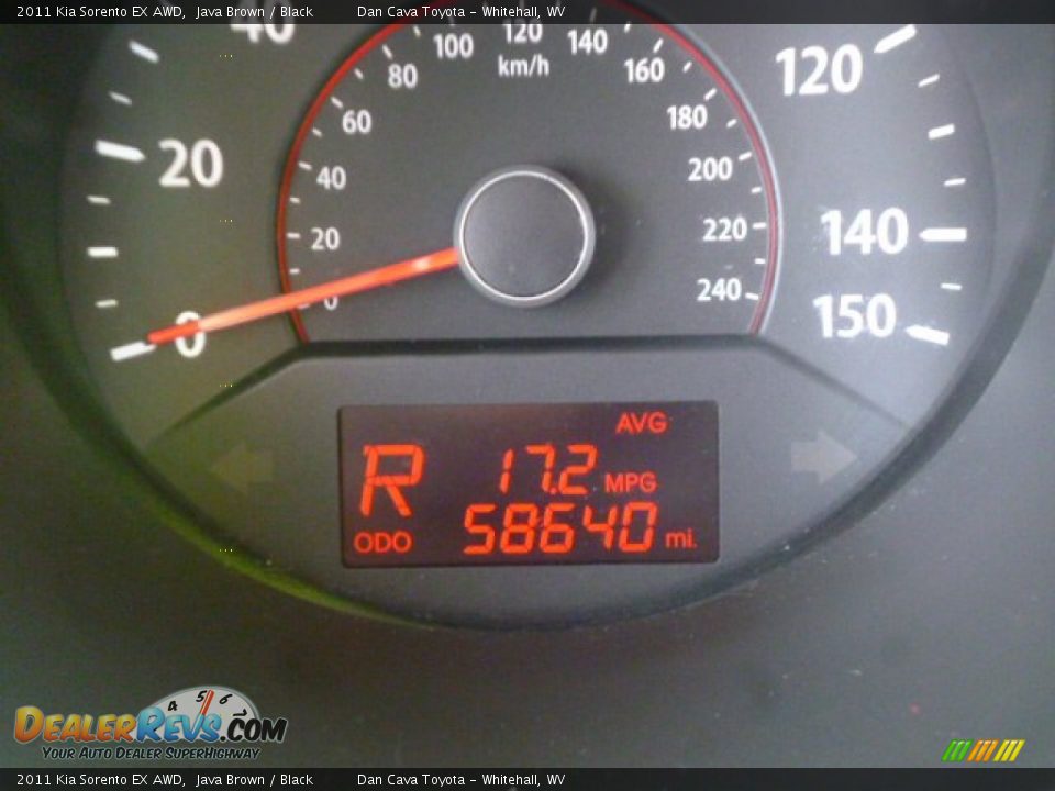 2011 Kia Sorento EX AWD Java Brown / Black Photo #15