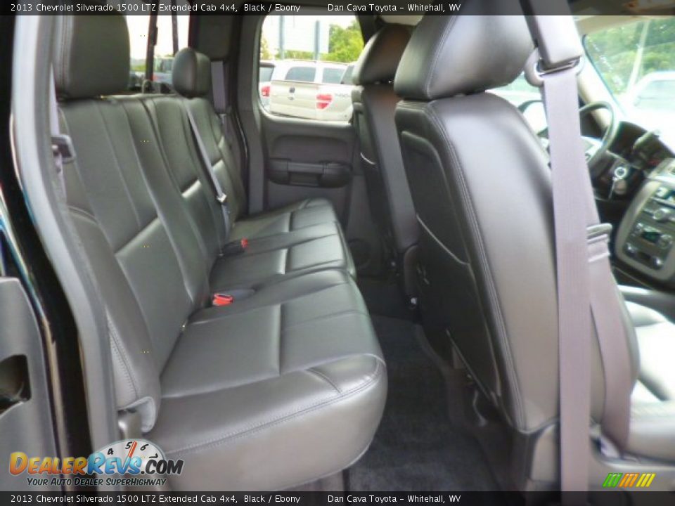 2013 Chevrolet Silverado 1500 LTZ Extended Cab 4x4 Black / Ebony Photo #8