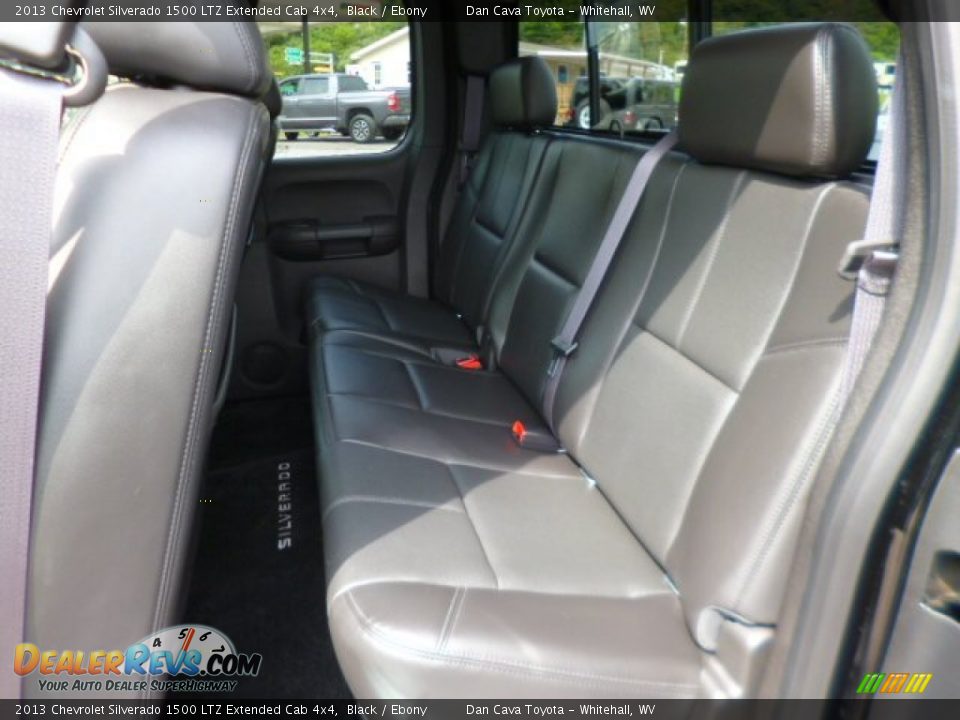 2013 Chevrolet Silverado 1500 LTZ Extended Cab 4x4 Black / Ebony Photo #9