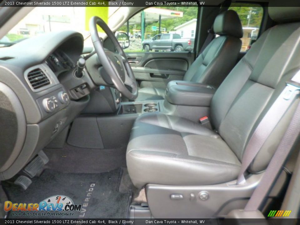 2013 Chevrolet Silverado 1500 LTZ Extended Cab 4x4 Black / Ebony Photo #10