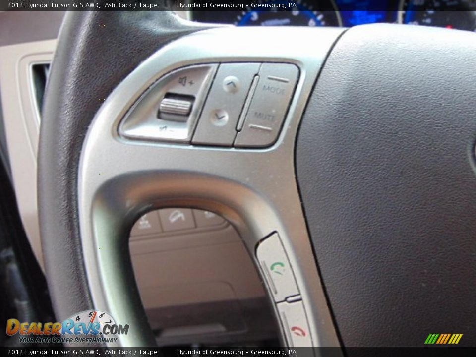 2012 Hyundai Tucson GLS AWD Ash Black / Taupe Photo #17