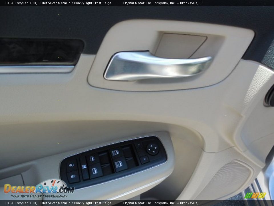 2014 Chrysler 300 Billet Silver Metallic / Black/Light Frost Beige Photo #17