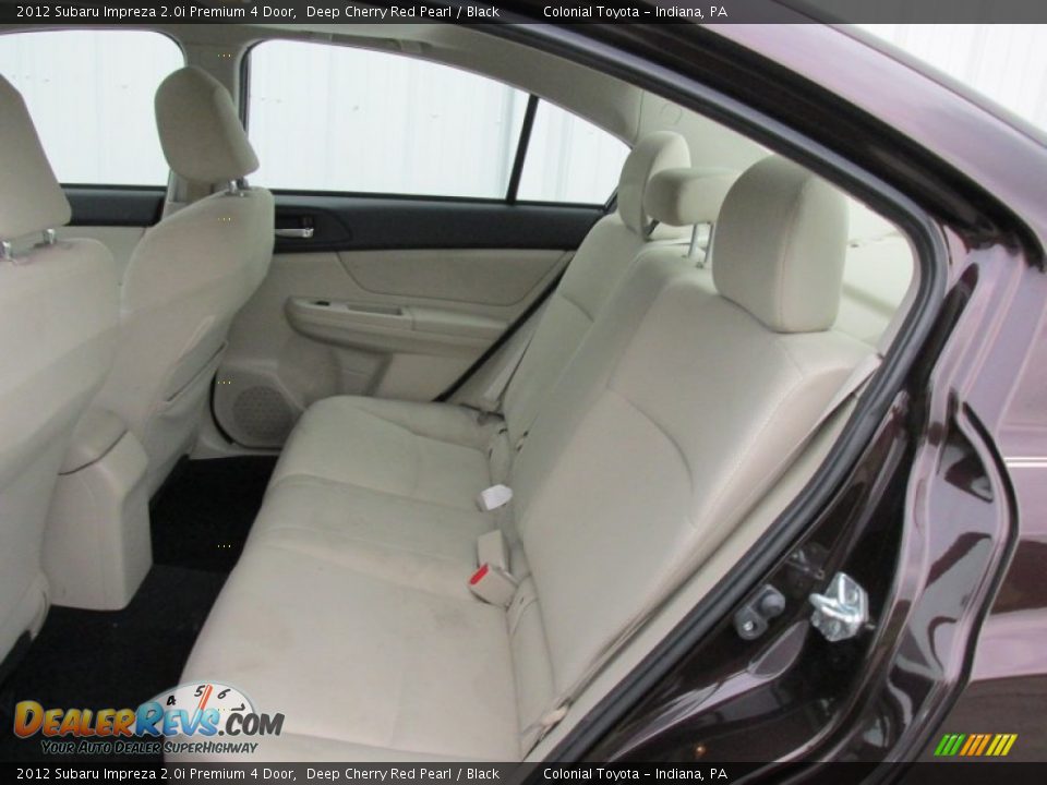 2012 Subaru Impreza 2.0i Premium 4 Door Deep Cherry Red Pearl / Black Photo #13