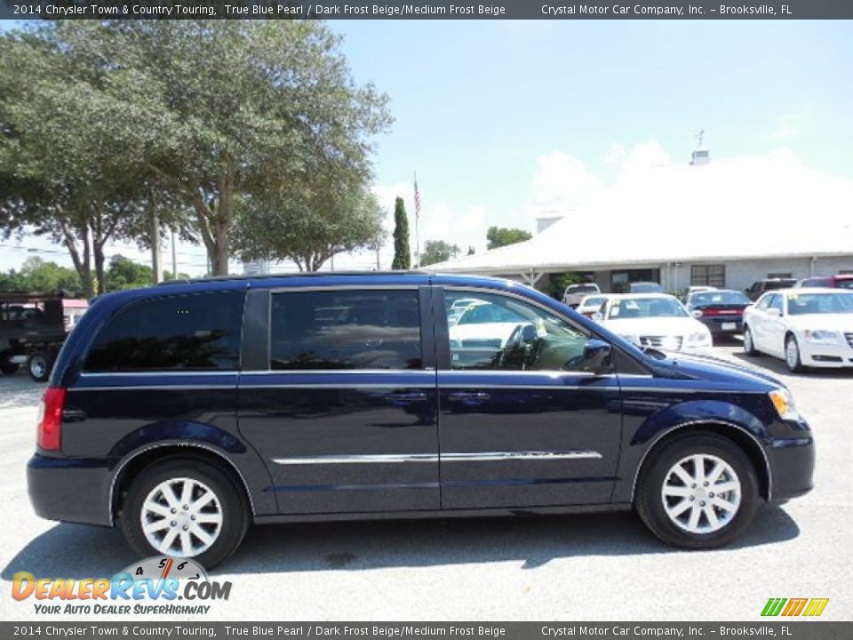 2014 Chrysler Town & Country Touring True Blue Pearl / Dark Frost Beige/Medium Frost Beige Photo #12