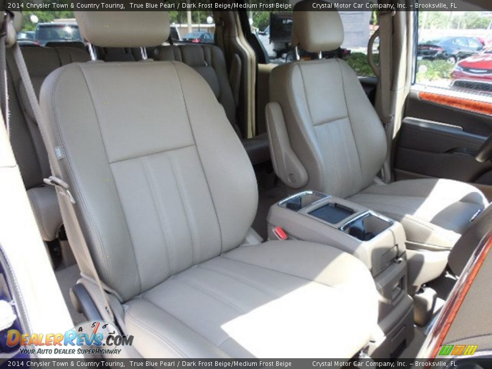 2014 Chrysler Town & Country Touring True Blue Pearl / Dark Frost Beige/Medium Frost Beige Photo #15