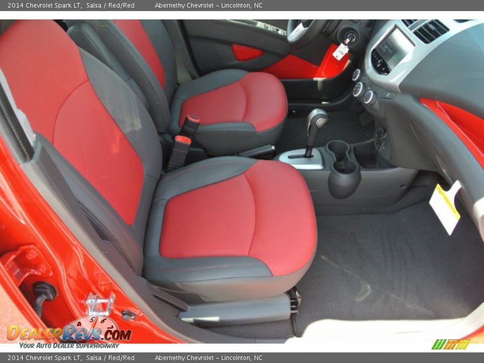 2014 Chevrolet Spark LT Salsa / Red/Red Photo #18