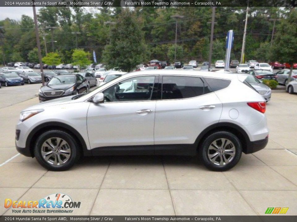 2014 Hyundai Santa Fe Sport AWD Moonstone Silver / Gray Photo #5