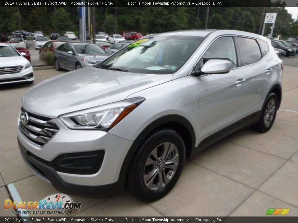 2014 Hyundai Santa Fe Sport AWD Moonstone Silver / Gray Photo #6