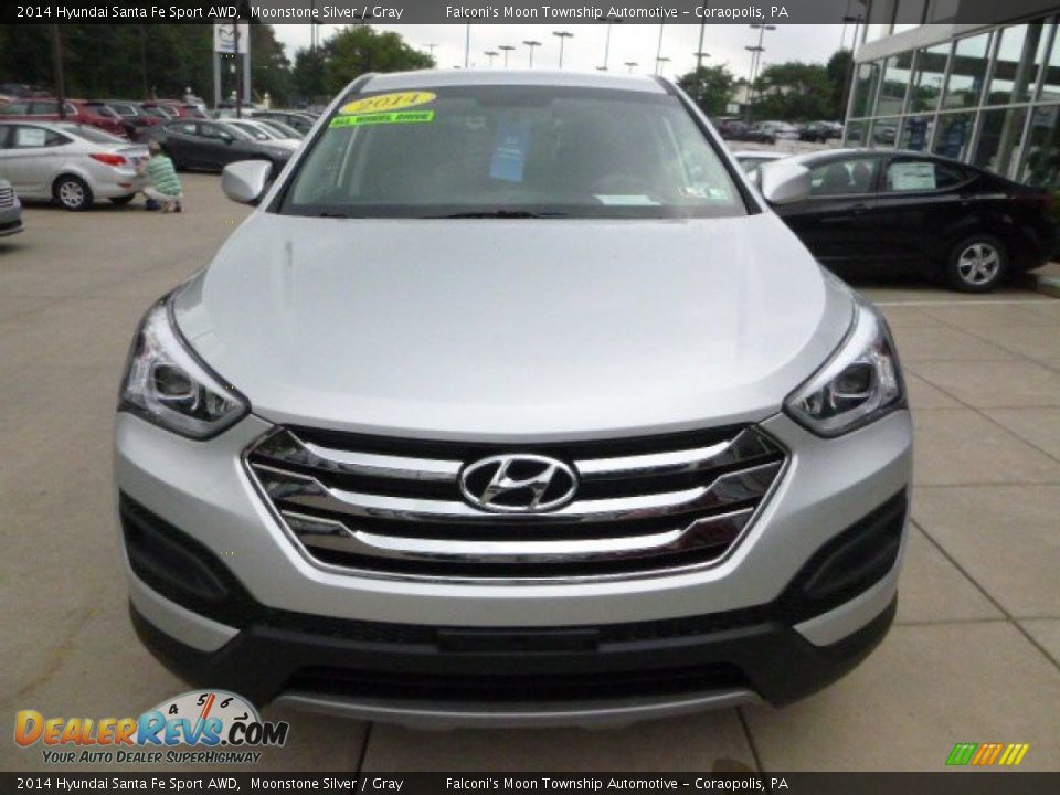 2014 Hyundai Santa Fe Sport AWD Moonstone Silver / Gray Photo #7