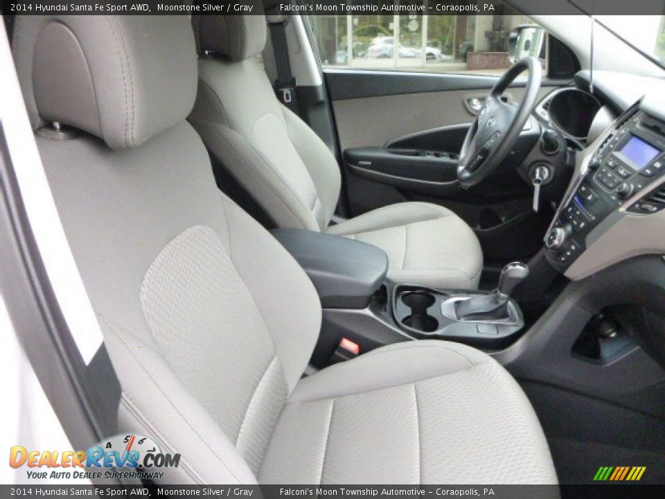 2014 Hyundai Santa Fe Sport AWD Moonstone Silver / Gray Photo #10