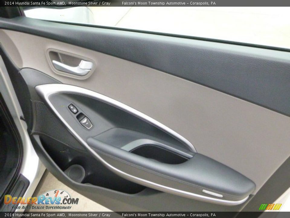 2014 Hyundai Santa Fe Sport AWD Moonstone Silver / Gray Photo #12