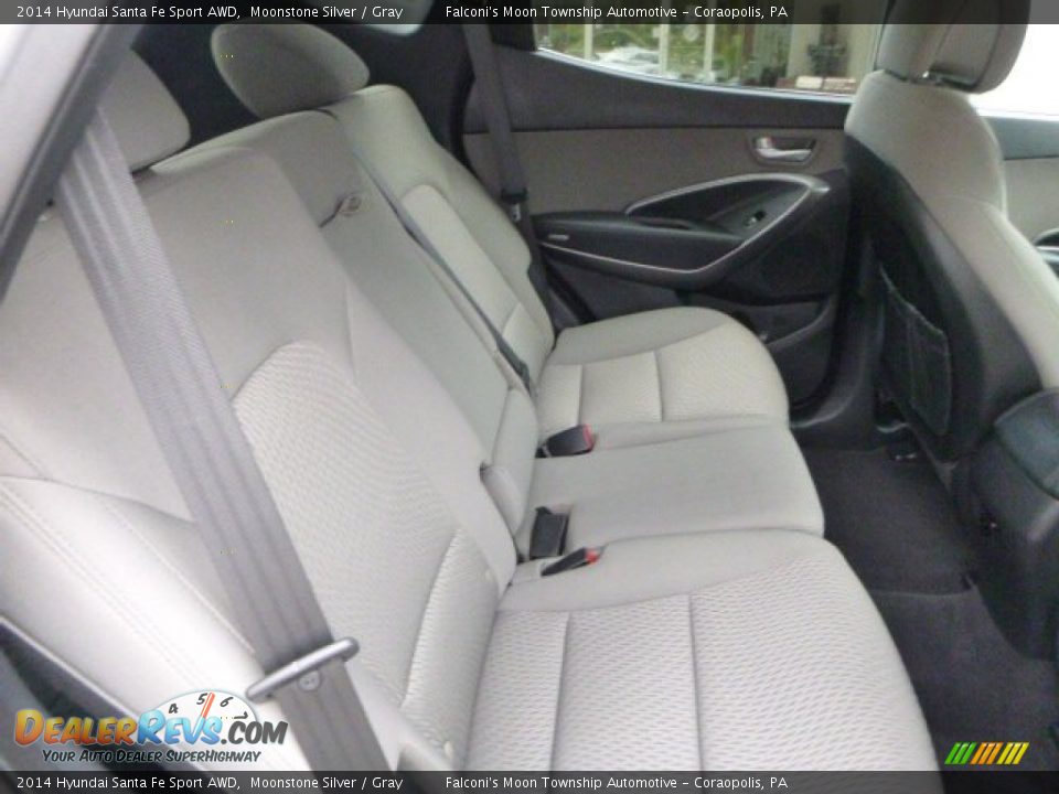 2014 Hyundai Santa Fe Sport AWD Moonstone Silver / Gray Photo #13