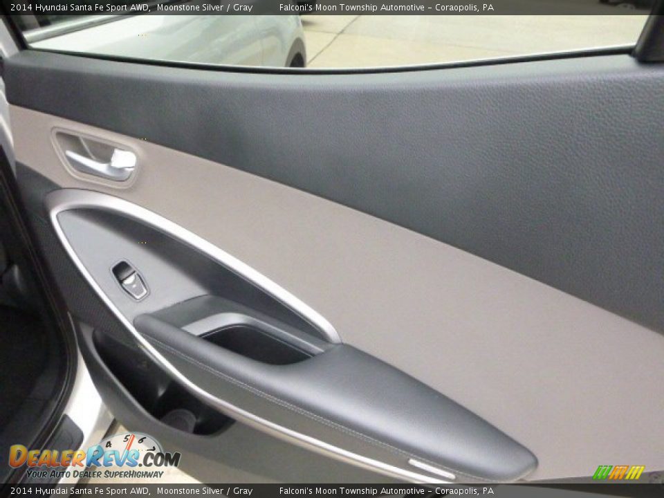 2014 Hyundai Santa Fe Sport AWD Moonstone Silver / Gray Photo #14