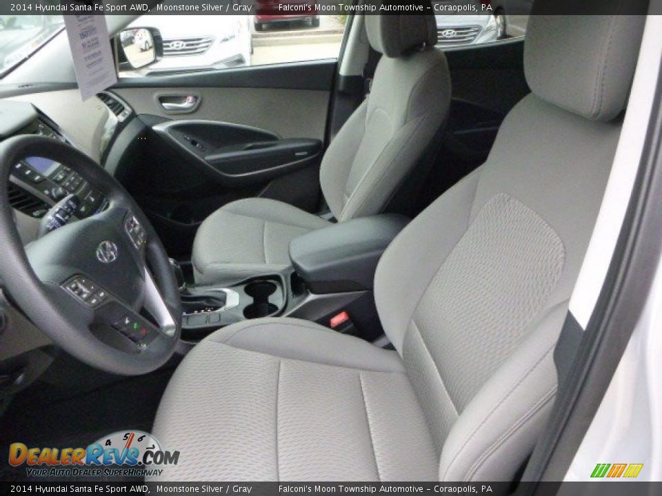 2014 Hyundai Santa Fe Sport AWD Moonstone Silver / Gray Photo #15