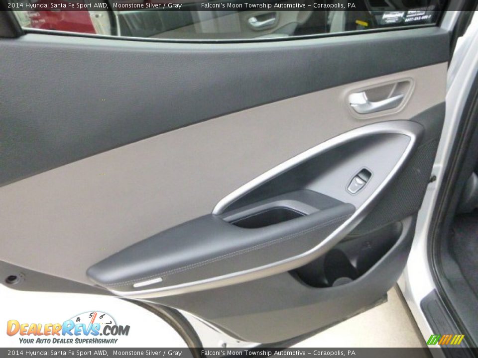 2014 Hyundai Santa Fe Sport AWD Moonstone Silver / Gray Photo #18