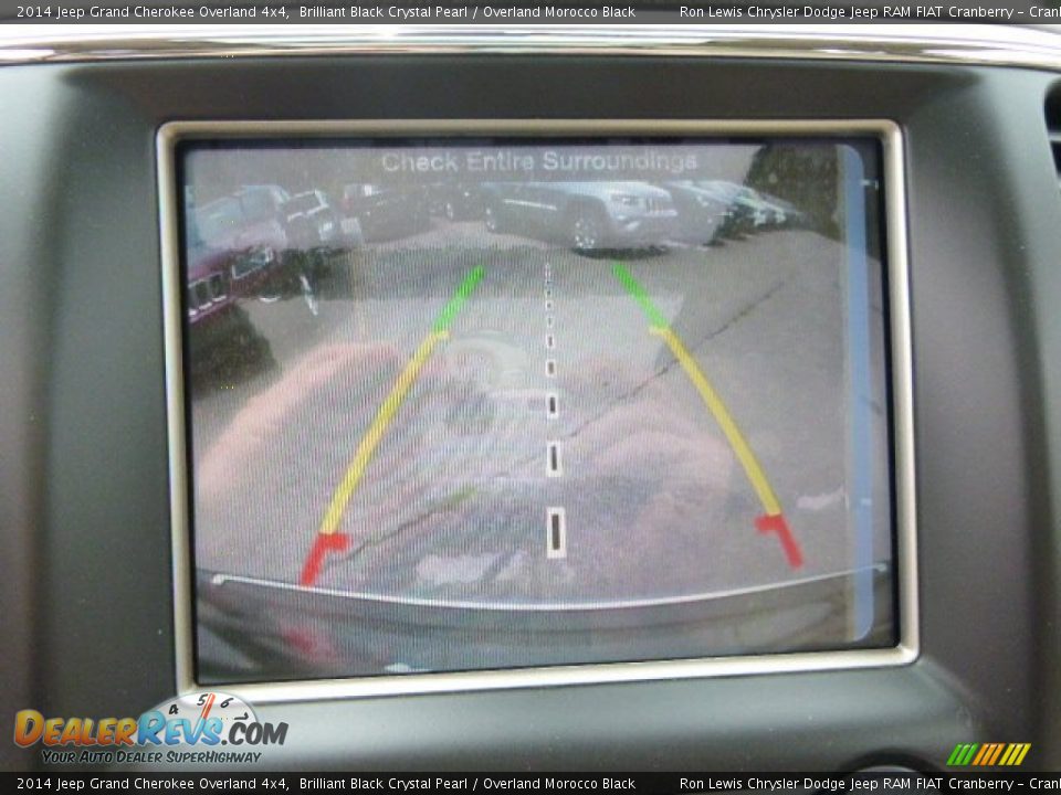 2014 Jeep Grand Cherokee Overland 4x4 Brilliant Black Crystal Pearl / Overland Morocco Black Photo #15