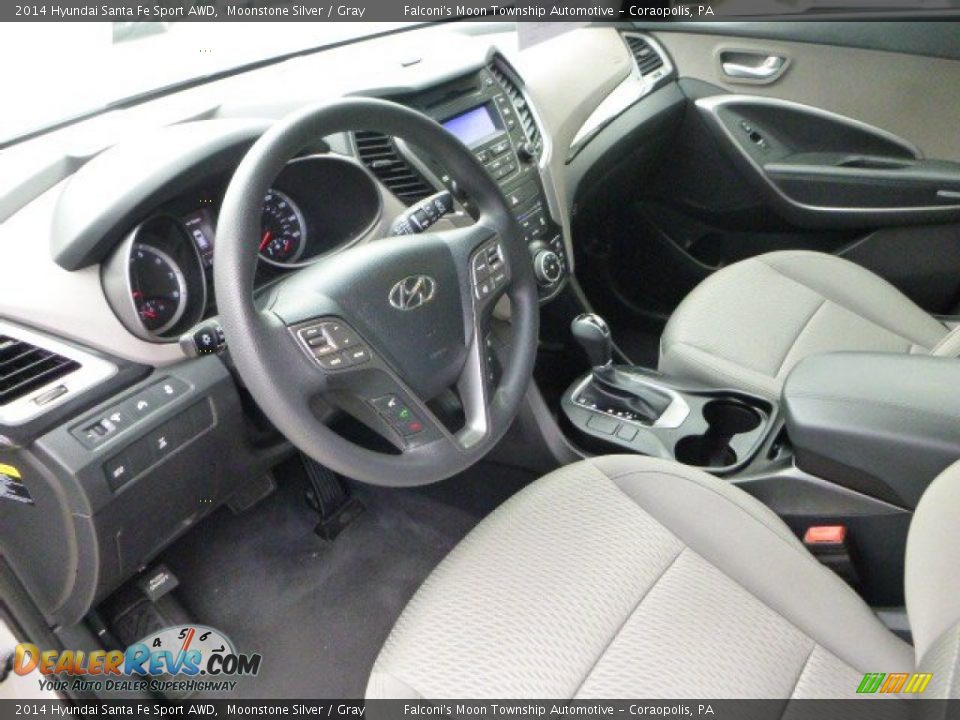 2014 Hyundai Santa Fe Sport AWD Moonstone Silver / Gray Photo #20