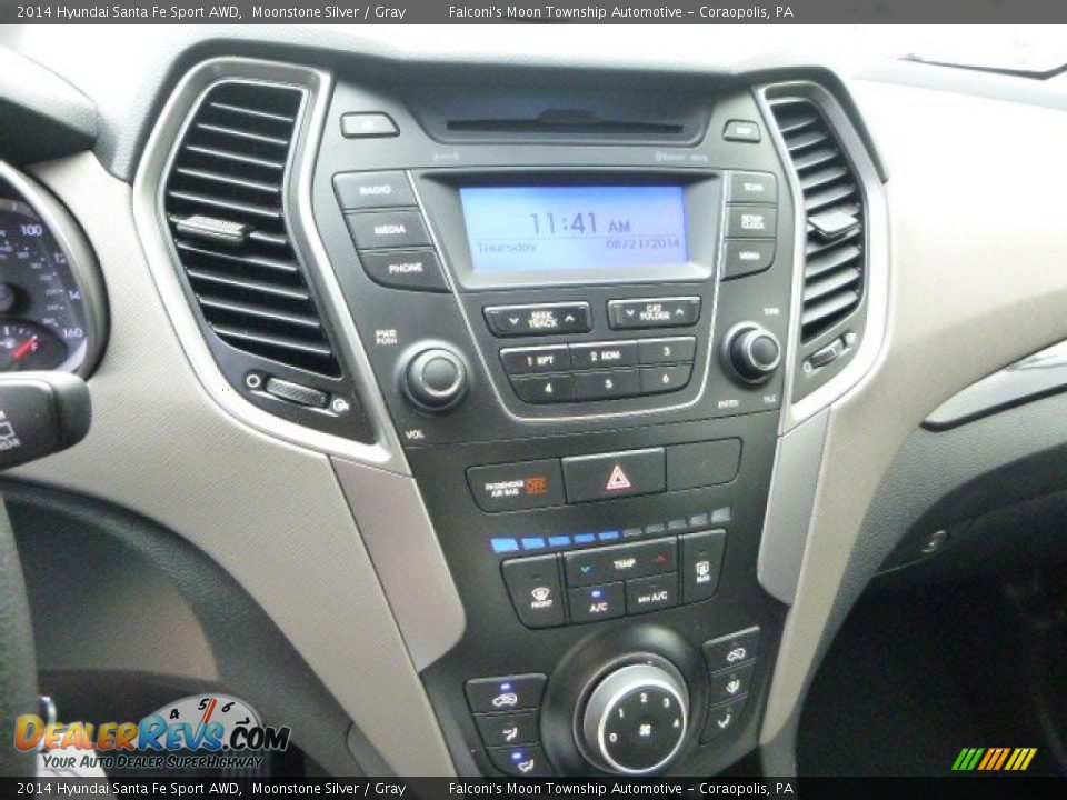 2014 Hyundai Santa Fe Sport AWD Moonstone Silver / Gray Photo #23