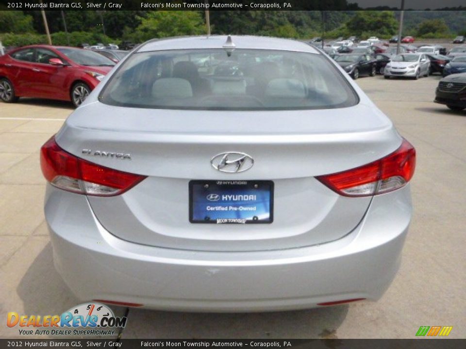 2012 Hyundai Elantra GLS Silver / Gray Photo #3
