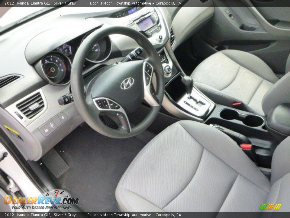 2012 Hyundai Elantra GLS Silver / Gray Photo #20