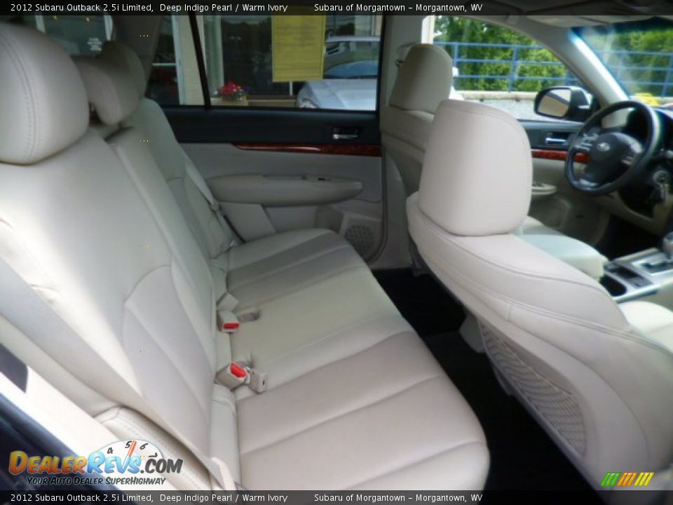 2012 Subaru Outback 2.5i Limited Deep Indigo Pearl / Warm Ivory Photo #5