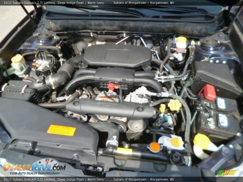 2012 Subaru Outback 2.5i Limited Deep Indigo Pearl / Warm Ivory Photo #17