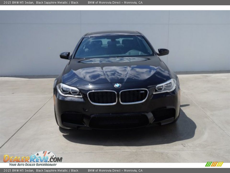 2015 BMW M5 Sedan Black Sapphire Metallic / Black Photo #3